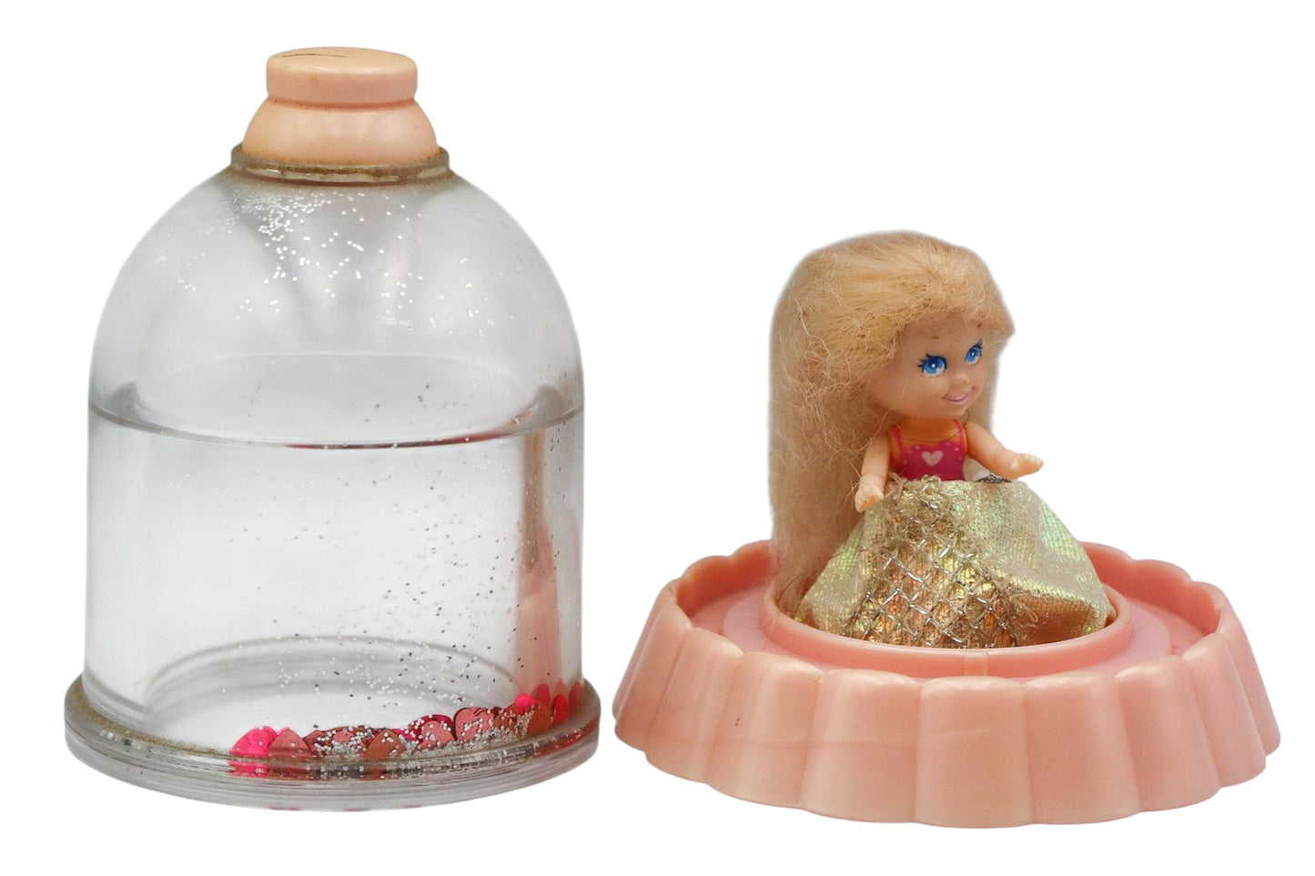 1992 Playskool Krystal Princess Doll In Dome