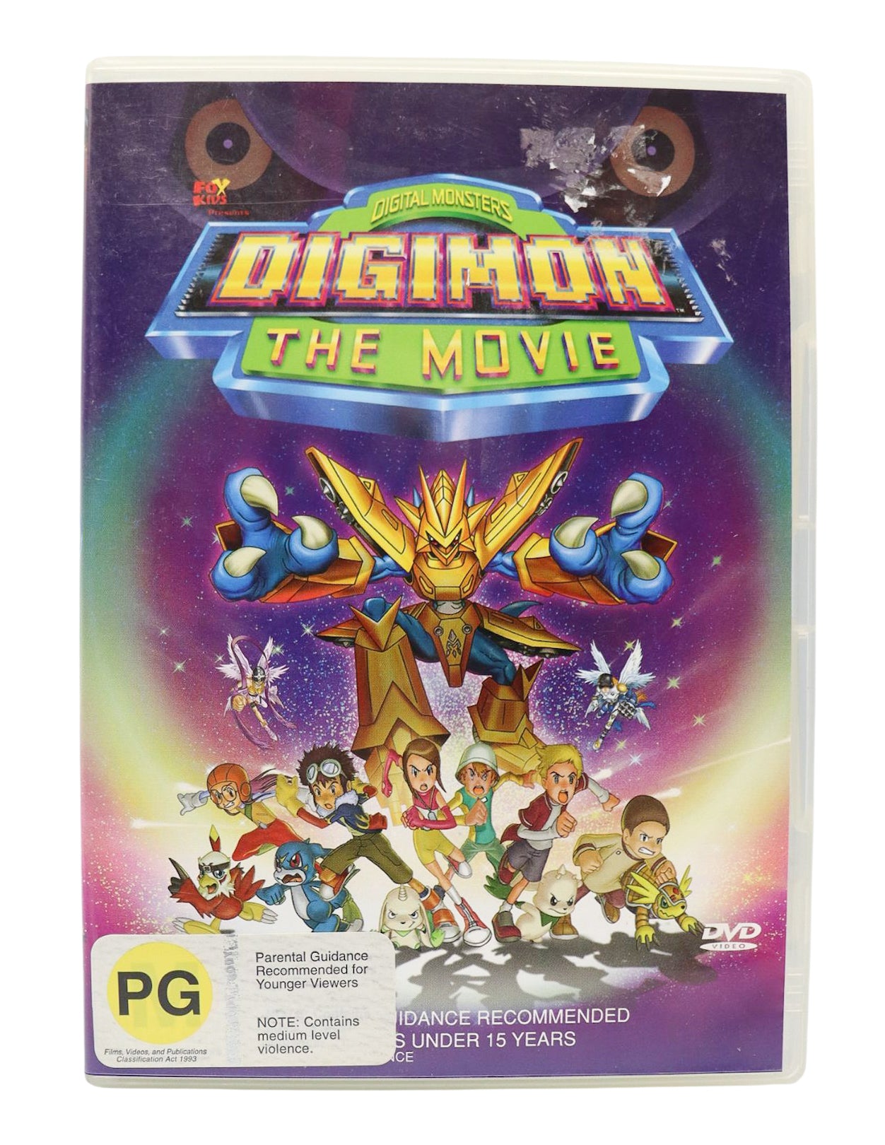 2000 Digimon The Movie DVD