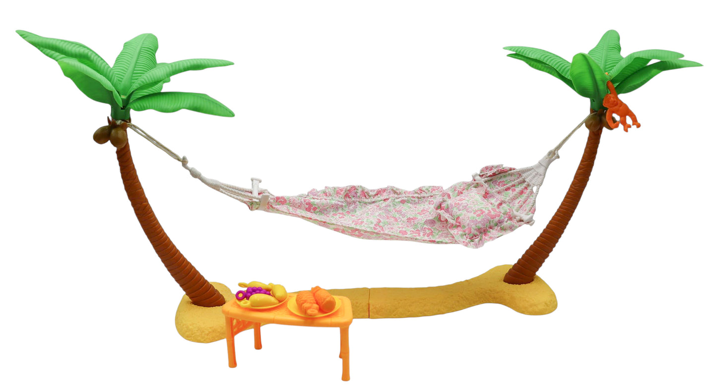 1990 Mattel Barbie Hawaiian Fun Hammock Hideaway