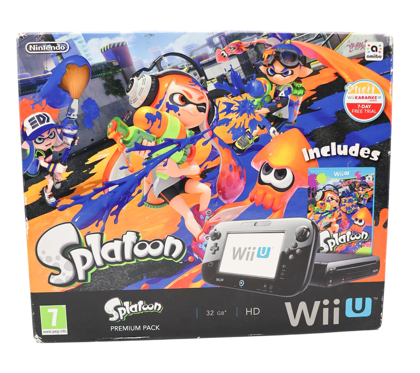 Wii U Splatoon Console Boxed