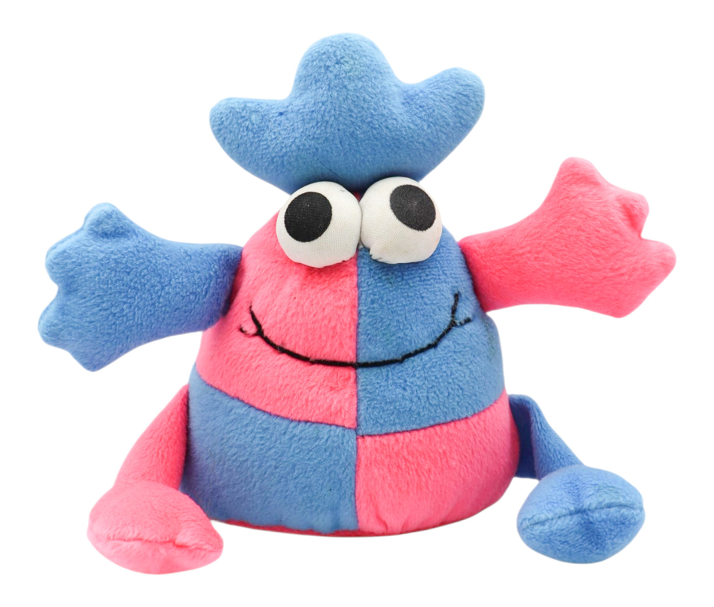 2000s Moose Jumbo Smelly Belly Blue & Pink Checker