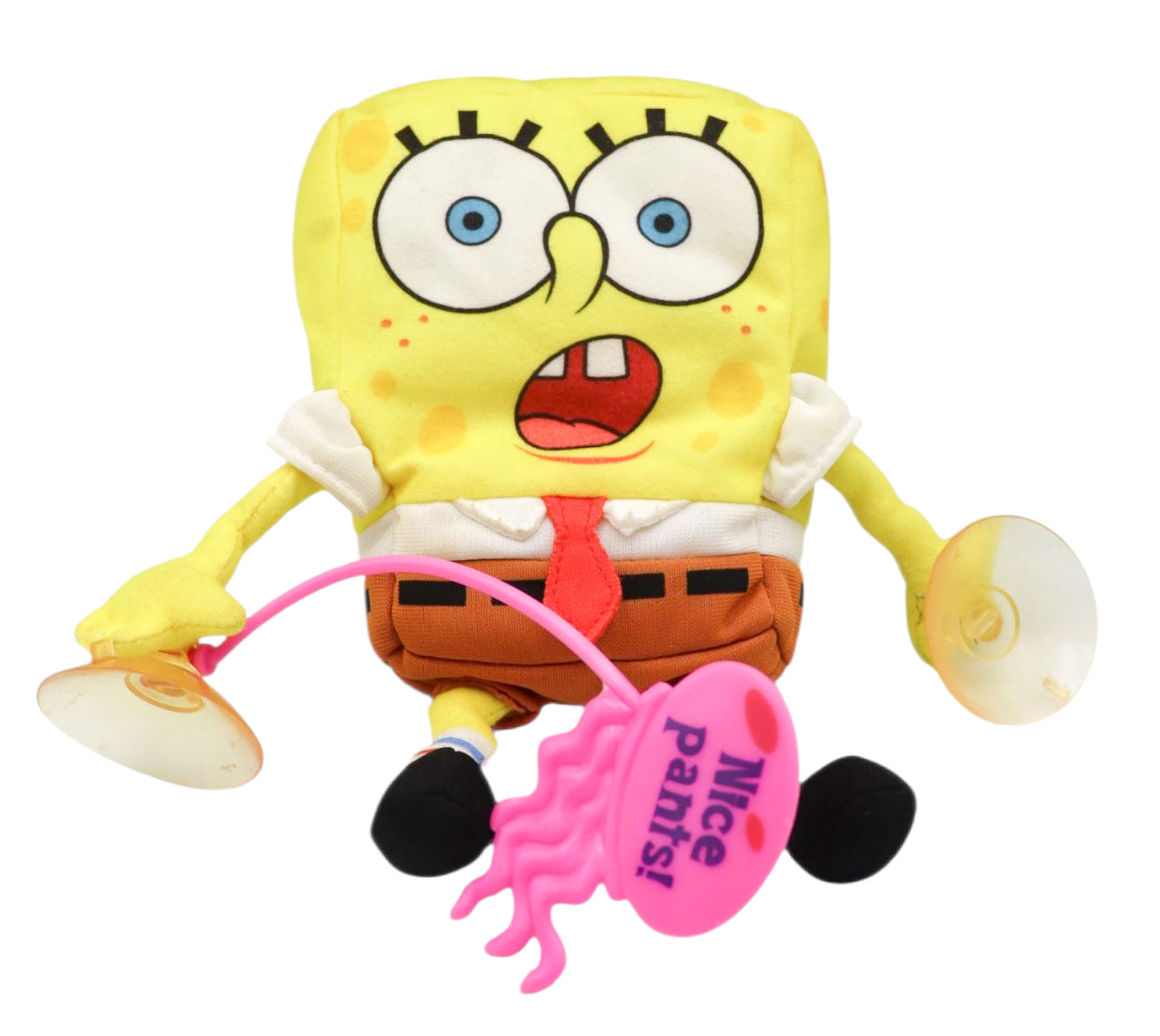 2002 SpongeBob Squarepants "Nice Pants" Suction Cup Clinger