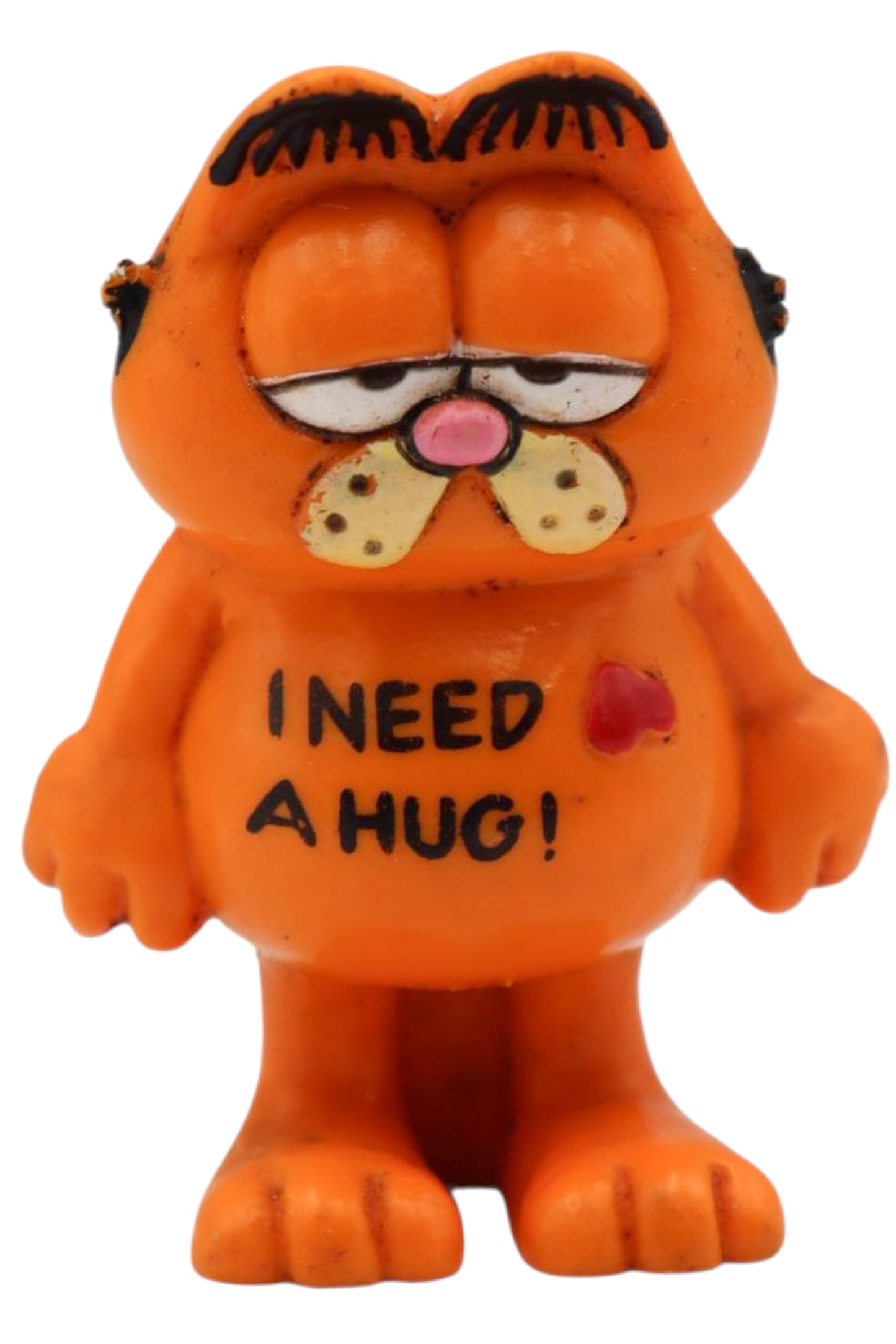 1980s Garfield "I Need A Hug" Vinyl Figurine