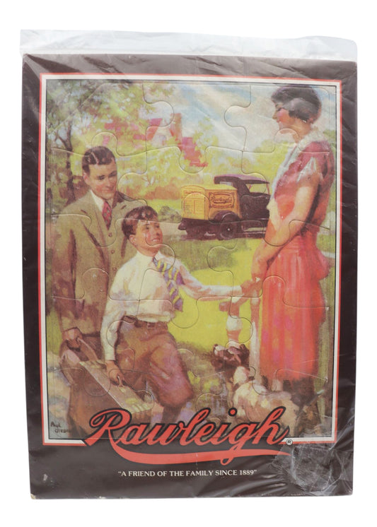 Vintage Rawleigh "A Friend Of The Family Since 1889" Frame Tray Puzzle