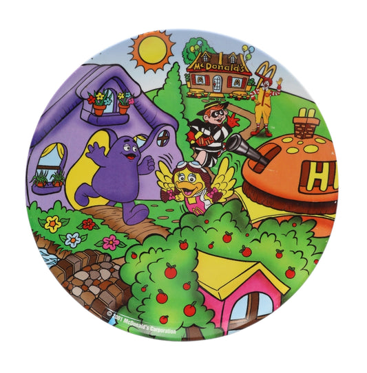 2001 McDonald's Collectible Melamine Plate