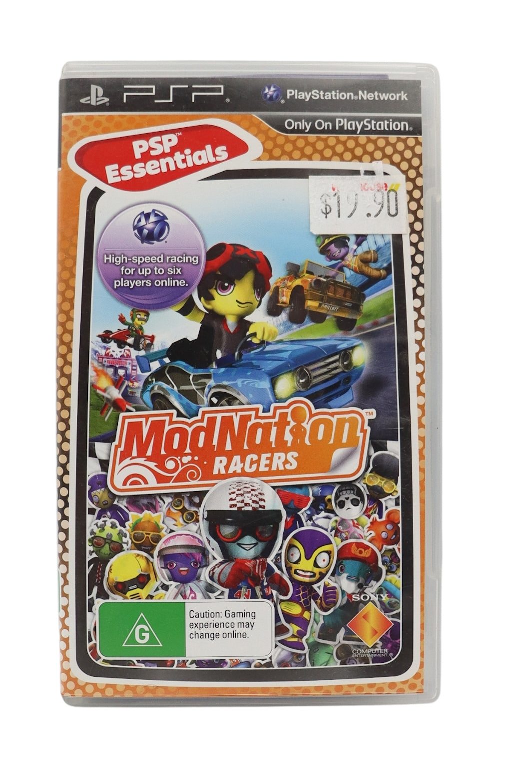 PSP Playstation Portable Essentials Mod Nation Racers