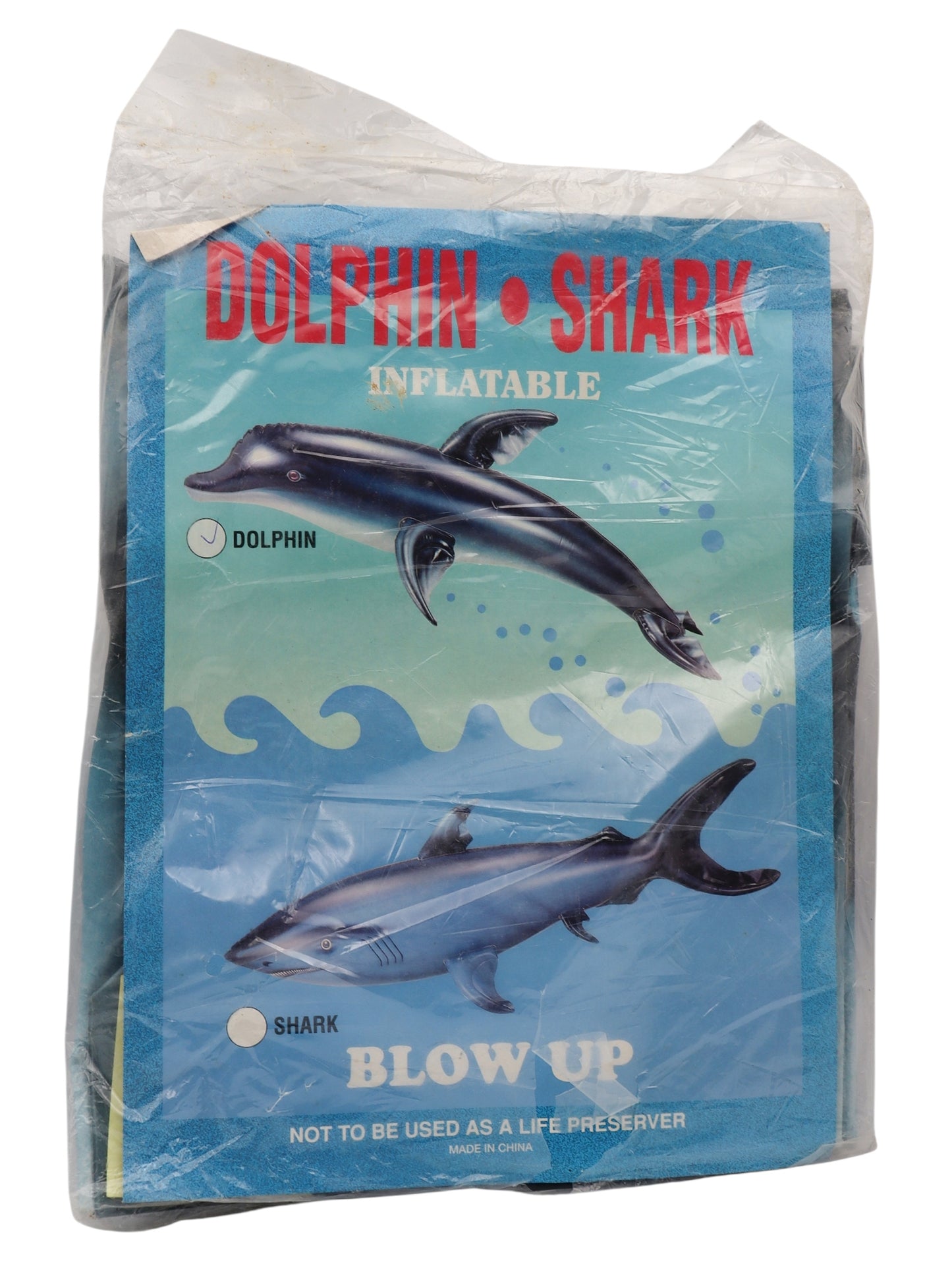 Vintage Dolphin & Shark Inflatable