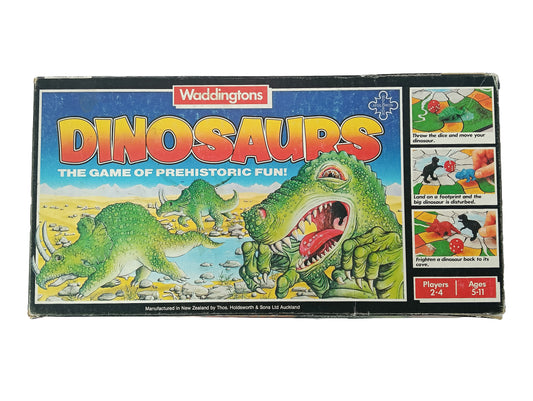 1993 Waddingtons revenge of the dinosaurs boardgame