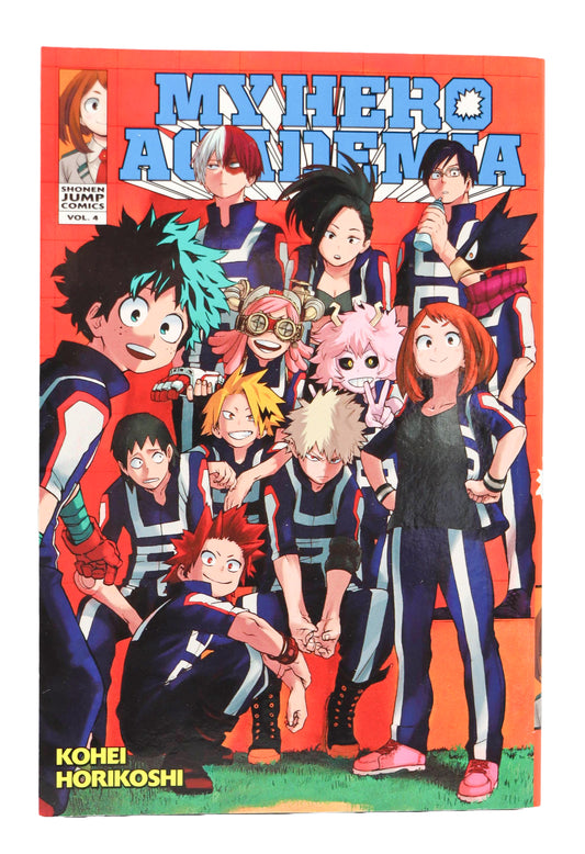 My Hero Academia Vol 4 Manga Book