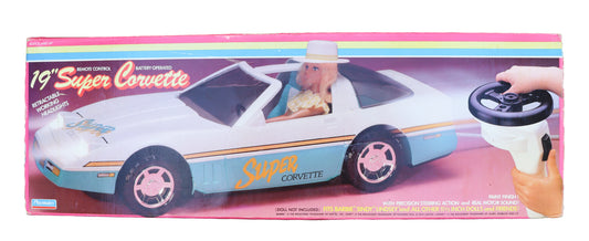 1986 Playmates 19" Super Corvette Remote Control Car