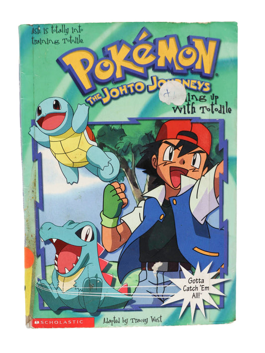 2001 Pokemon The Johto Journeys Teaming Up With Totodile Book