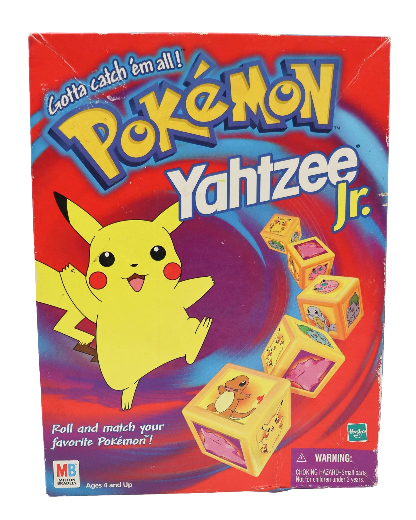 1995 Hasbro Milton Bradley Pokemon Yahtzee Jr.