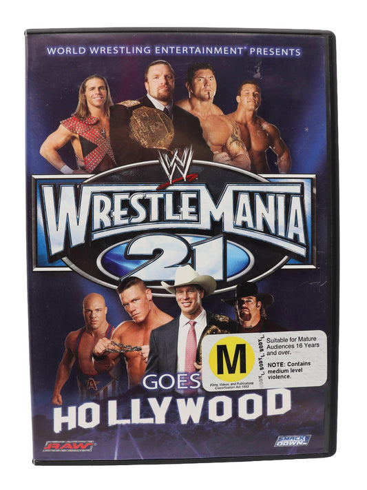 WWE WrestleMania 21 Goes To Hollywood  DVD