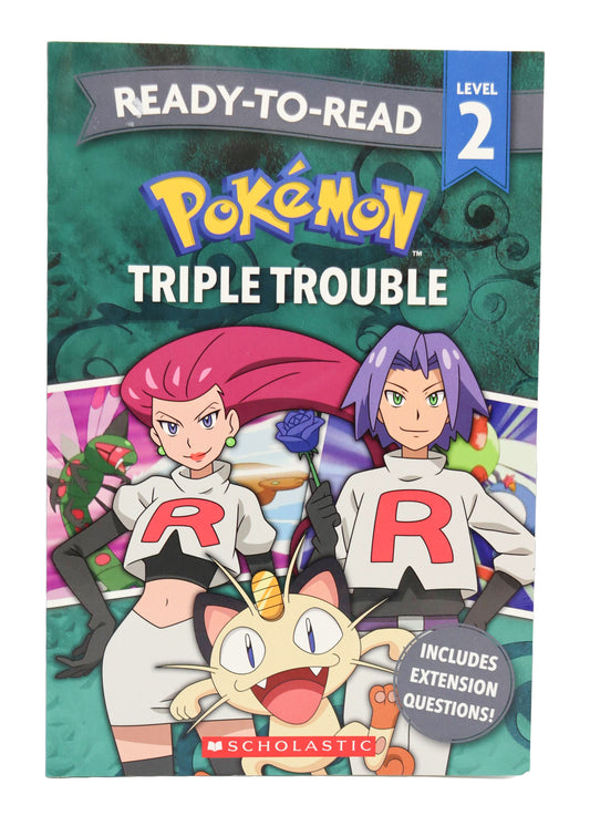 Pokemon Learn 2 Read Triple Trouble Book