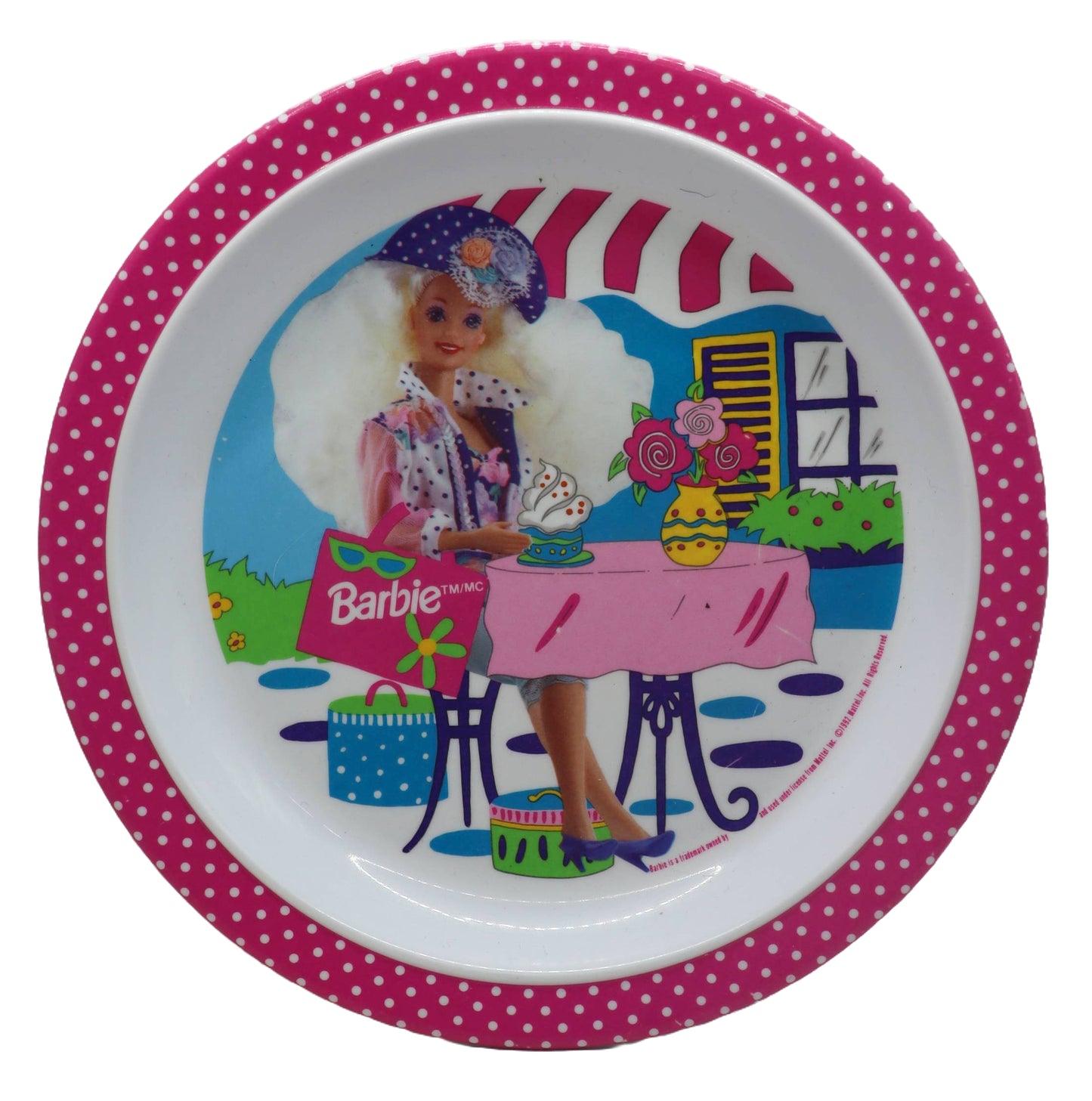 1992 Mattel Barbie Plate