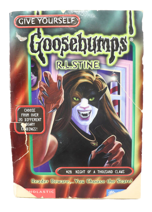 Give Yourself Goosebumps #28 Night Of A Thousand Claws Book