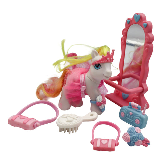 2006 Hasbro My Little Pony G3  Ballet With Dance Slippers And Dance Around Crystal Princess Playset