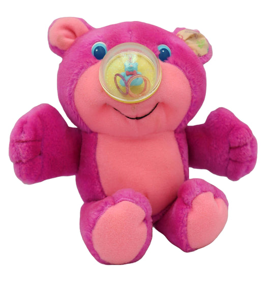 1987 Playskool Nosey Bears Shaker Ringer Small