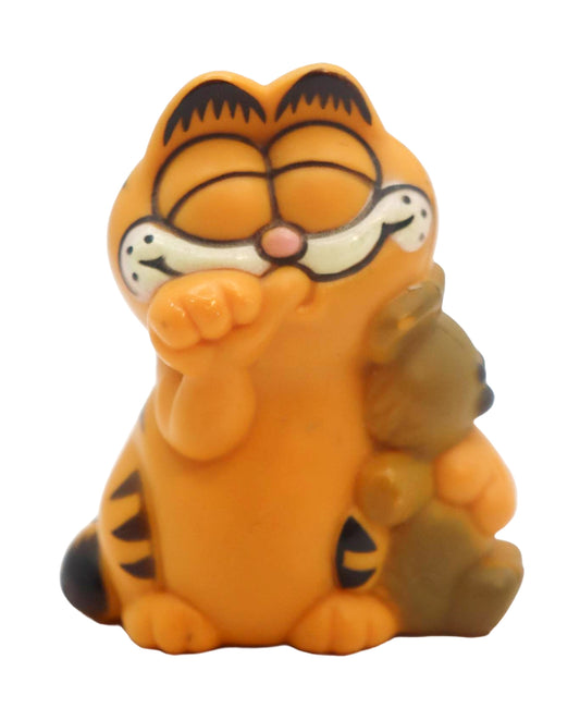 1981 Garfield With Teddy PVC Figure