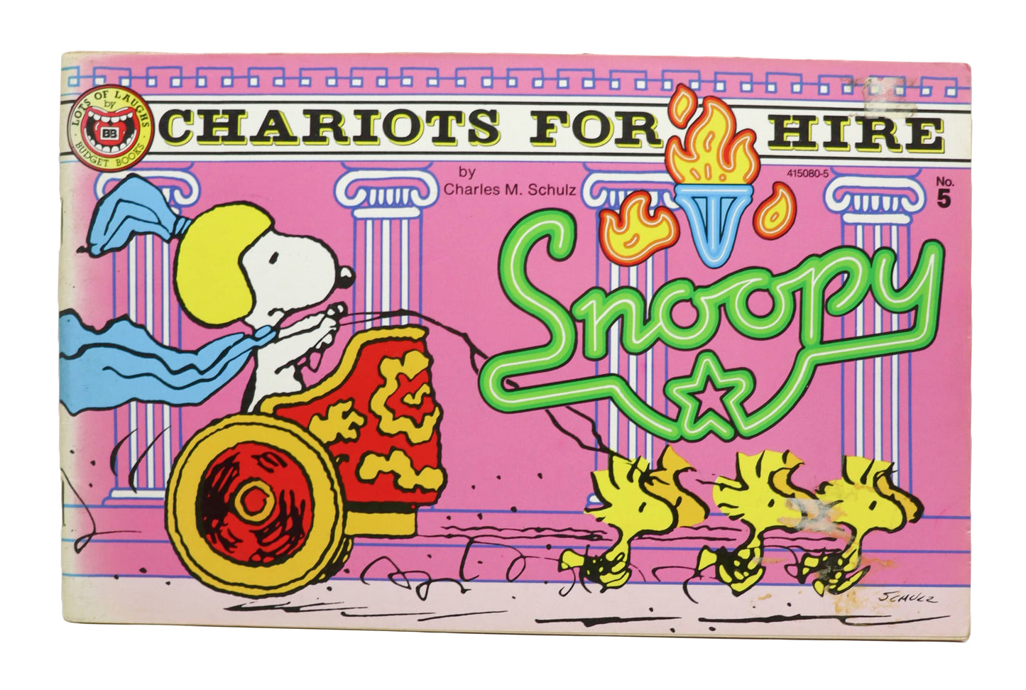 1986 Snoopy Chariots for hire comic book