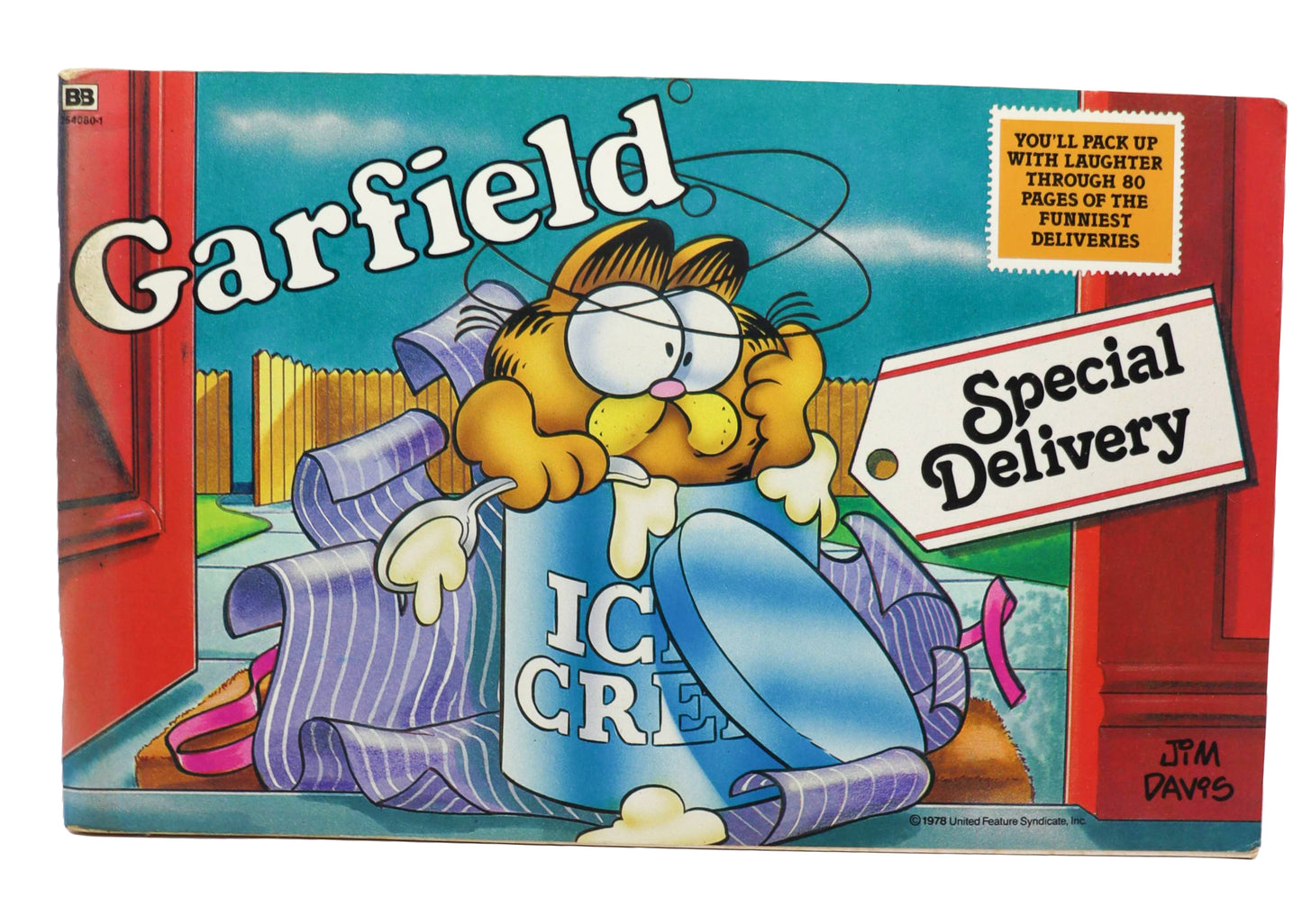 1980s Garfield Special Delivery comic book