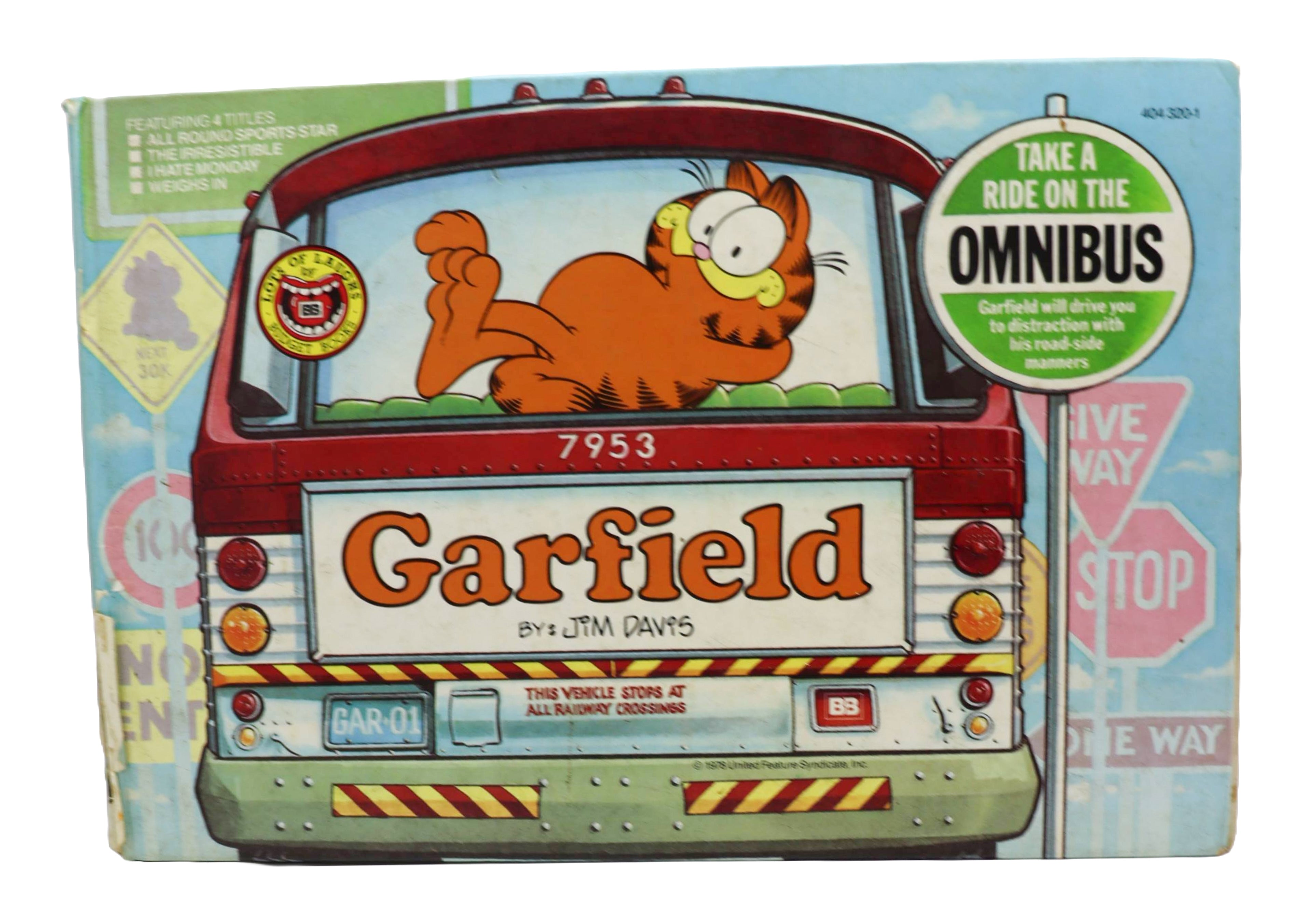 Garfield Riding 1980s Garfield Take a ride on the Omnibus comic book – Previously ...