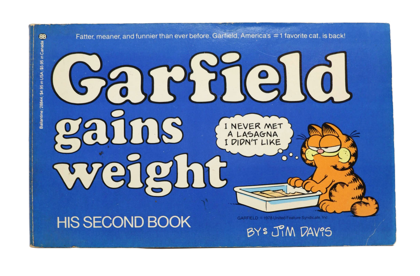 1980s Garfield gains weight comic book