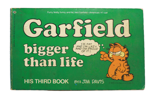 1980s Garfield Bigger than life comic book