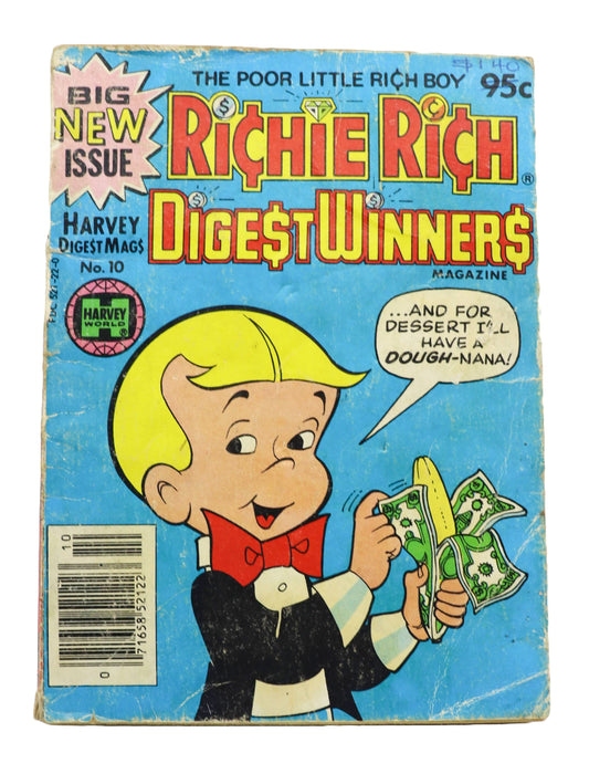 1980s Richie Rich Digest winners no. 10 comic book