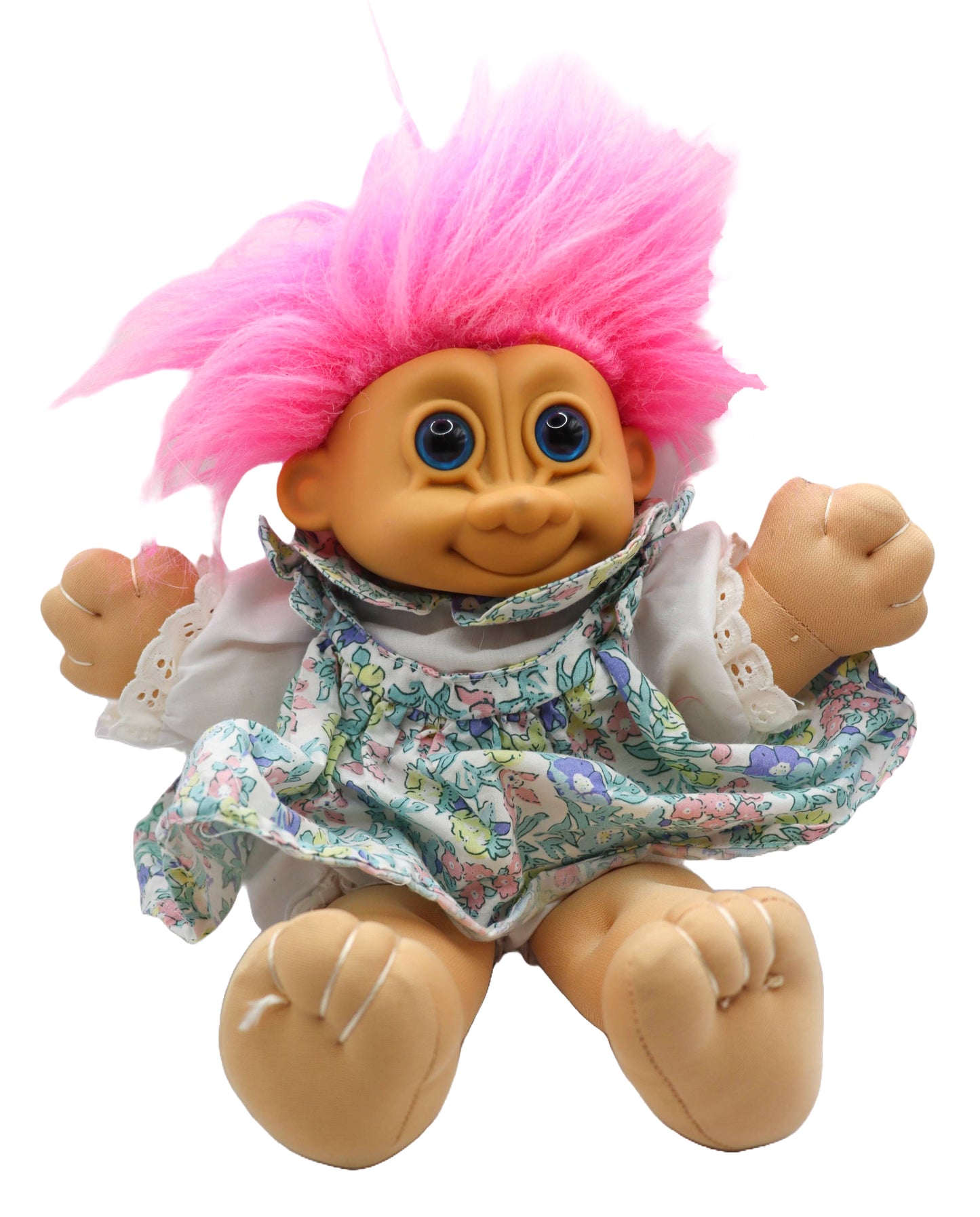 1990s Russ Berrie Troll kidz doll Rosie