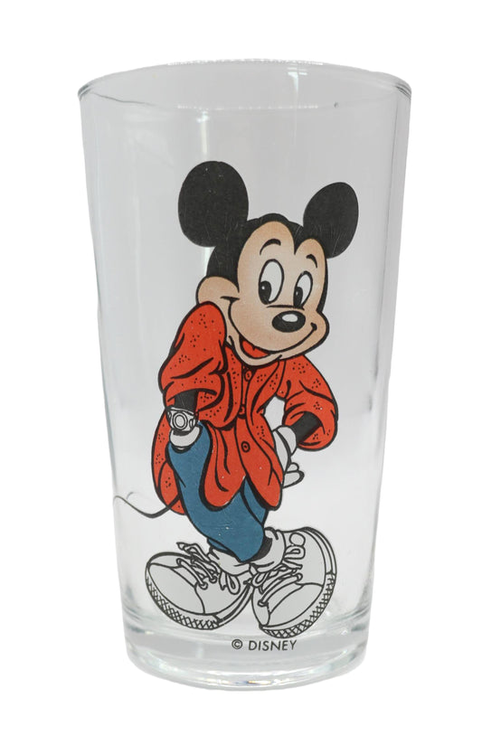 Vintage Disney Mickey Mouse drinking Glass