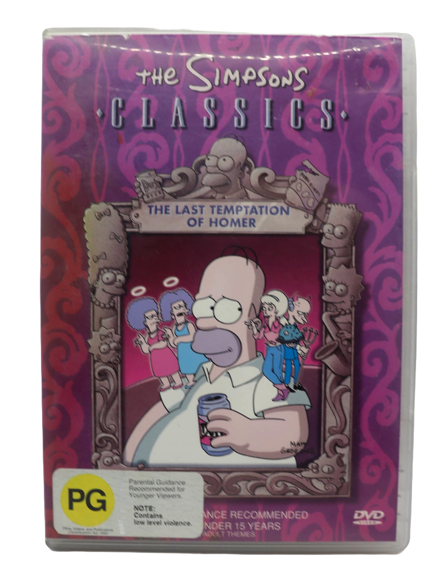 2004 The Simpsons Classics The last temptation of Homer DVD