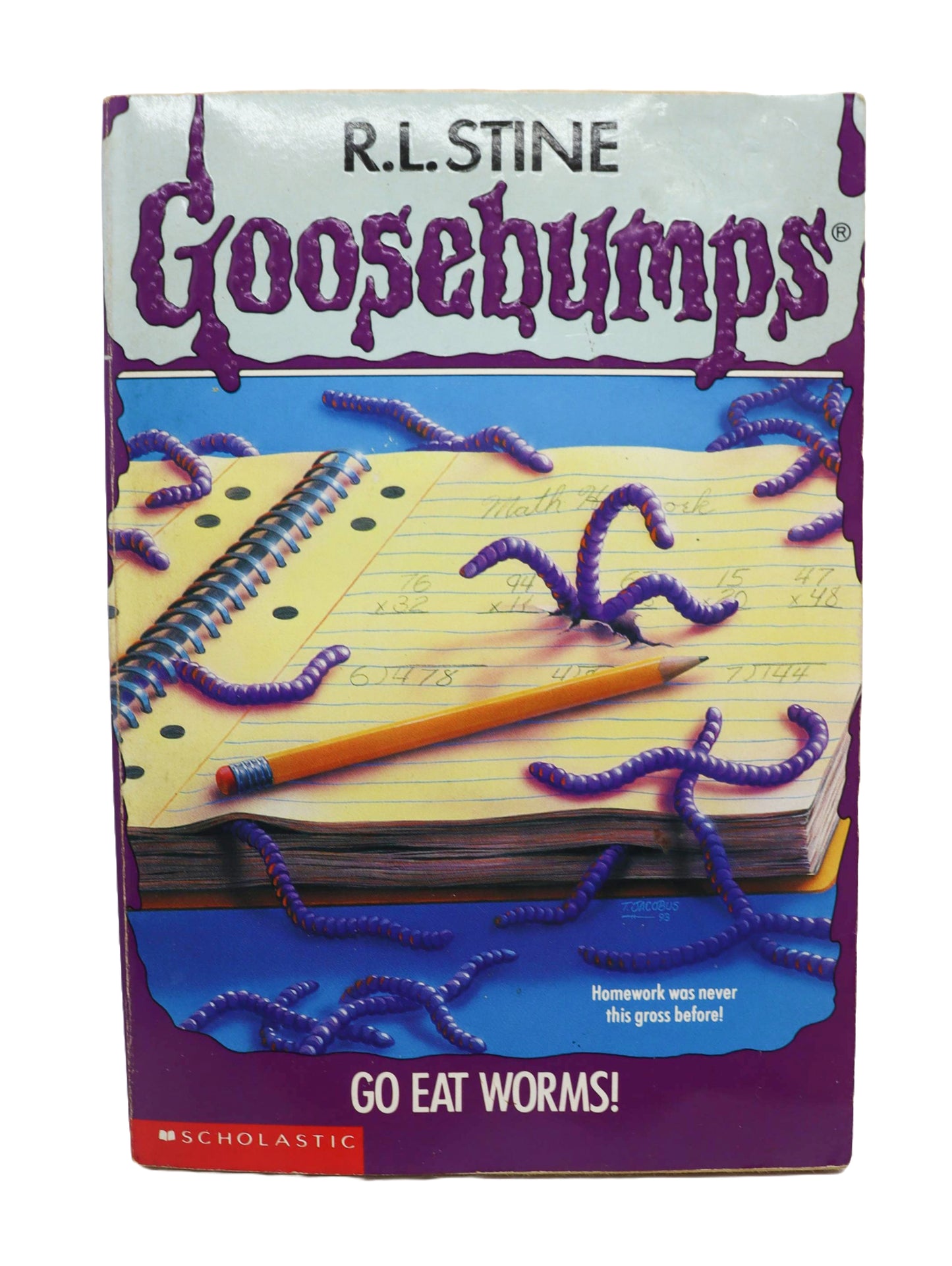 R.L Stine Goosebumps - Go eat worms!