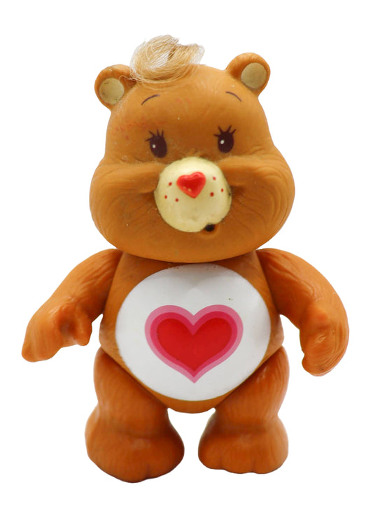 1980s Care Bears Tender Heart Bear posable figure