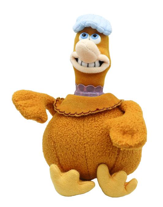 2000 Chicken Run Babs the Knitter Beanie Plush