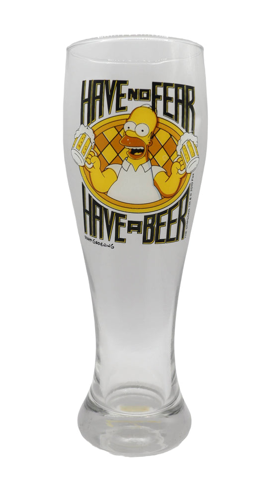 2010 The Simpsons Have No Fear Have A Beer, Beer Glass