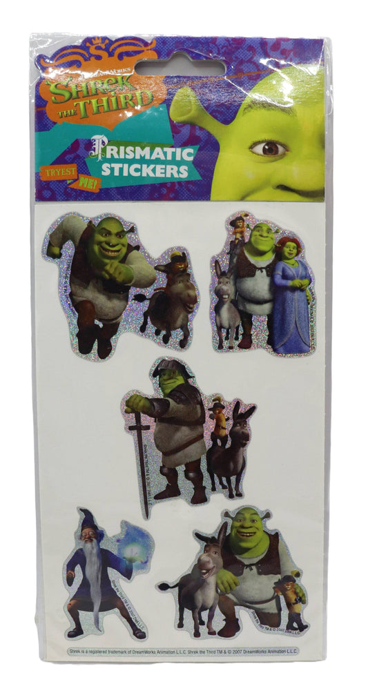 2007 Shrek The Third Prismatic Stickers