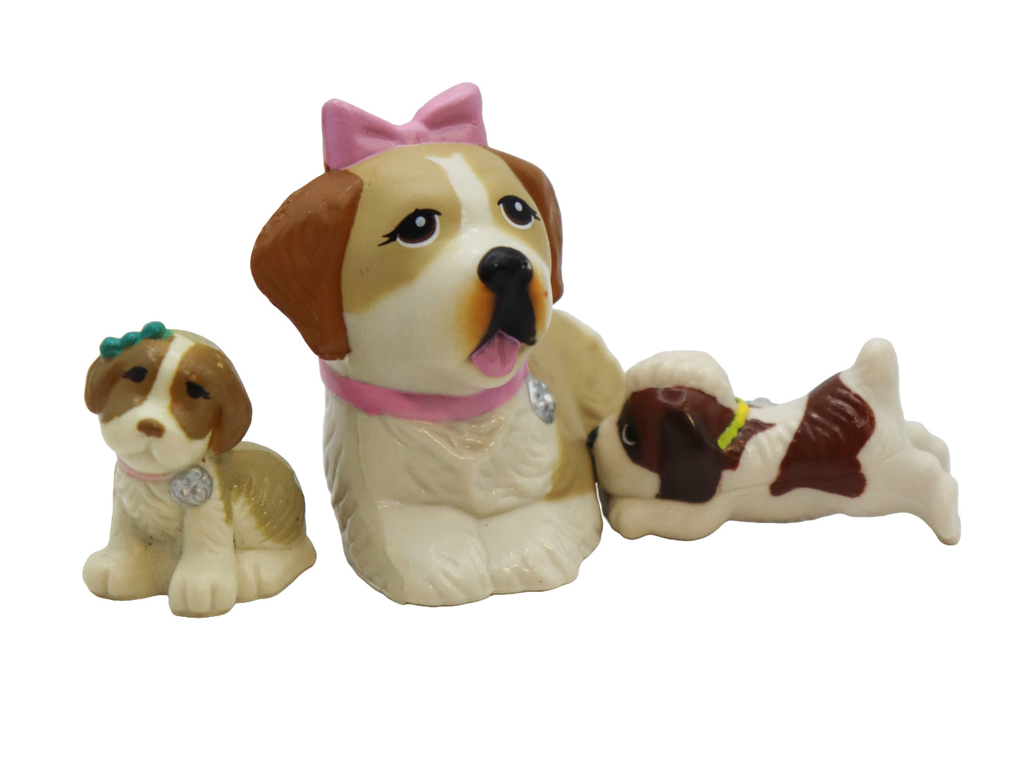 1993 Kenner Littlest Pet Shop Saint Bernard Beethoven Missy  Family