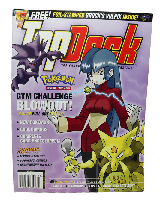 2000s Top Deck Pokemon Gym Challenge Blowout Magazine Volume 2 Issue 12