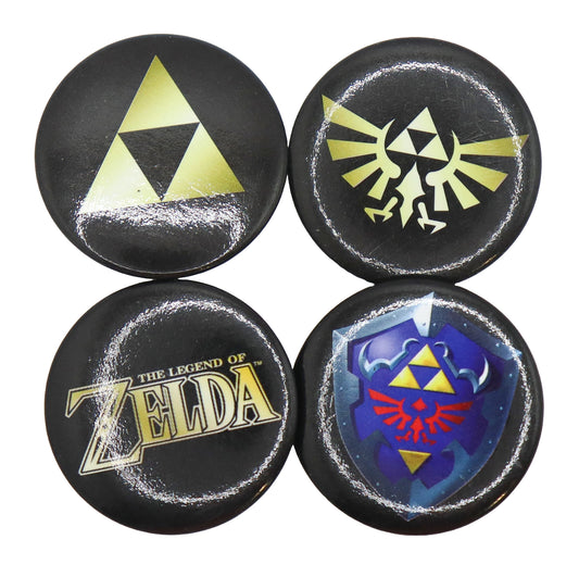 The Legend Of Zelda x4 Badges/Buttons