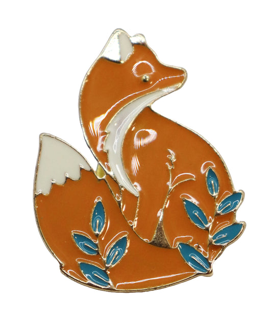 Fox Enamel Pin