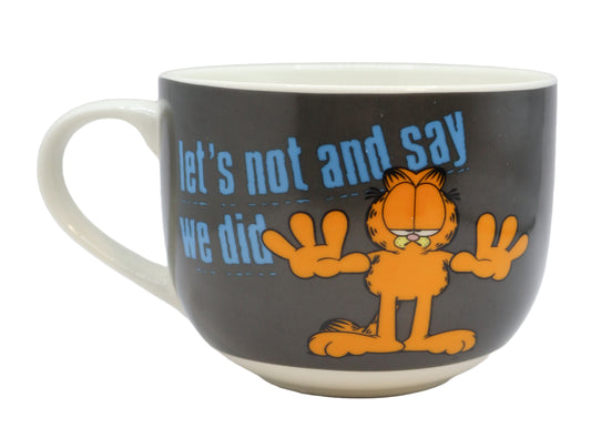 Garfield Let's Not And Say We Did Soup Mug