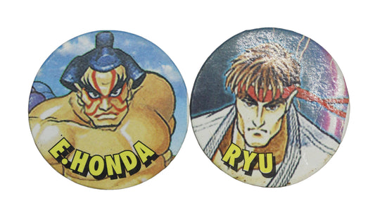 1995 Street Fighter Pogs x2