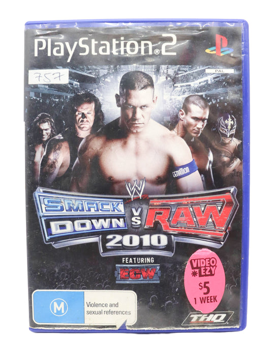PlayStation 2 Smackdown VS Raw 2010