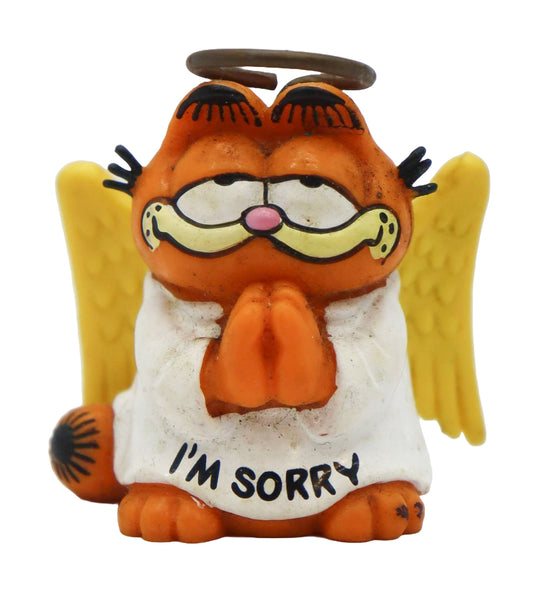 1978-1981 Praying Angel Garfield PVC Figure