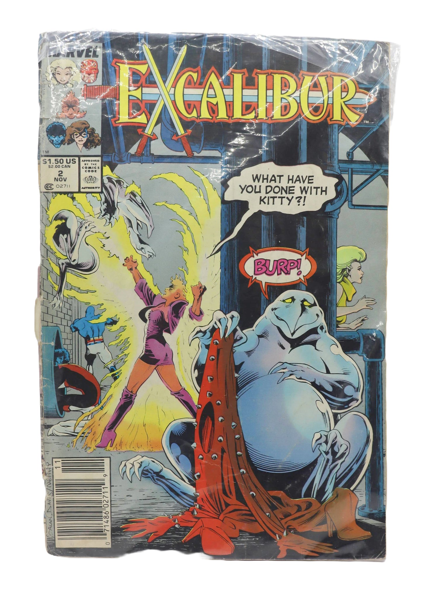 1989 Marvel Excalibur Comic Book