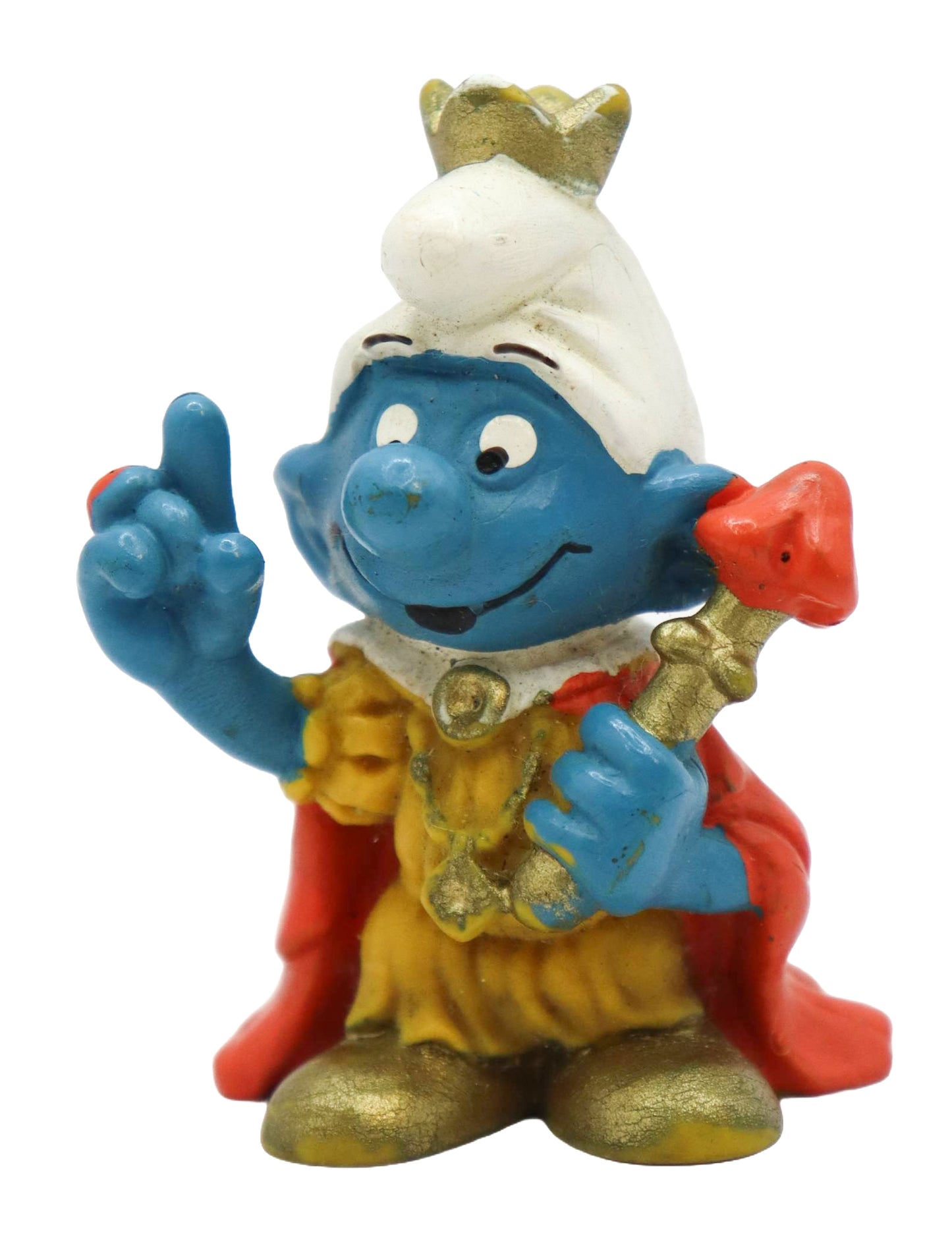 1978 Schleich Smurfs Emperor Smurf Figure