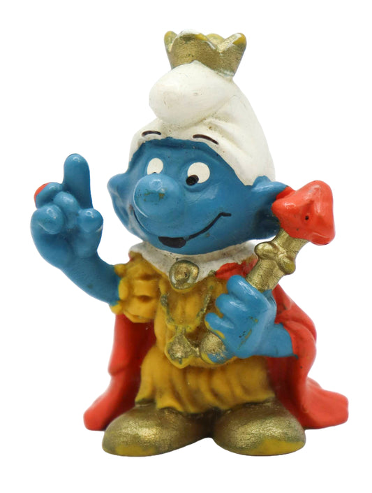 1978 Schleich Smurfs Emperor Smurf Figure