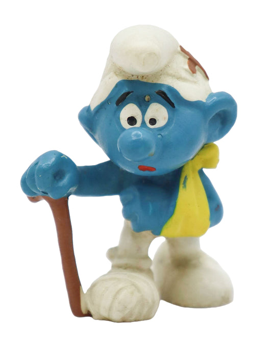 1978 Schleich Smurfs Injured Smurf Figure
