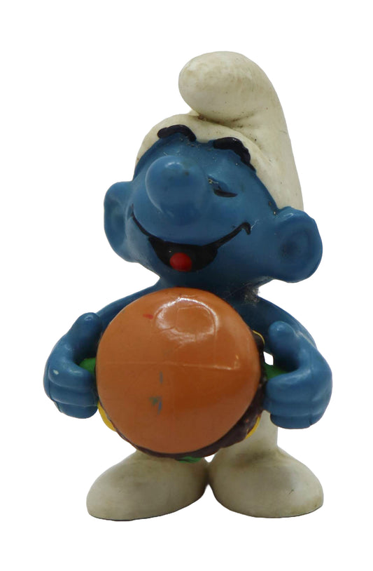 1983 Schleich Smurfs Burger Smurf Figure